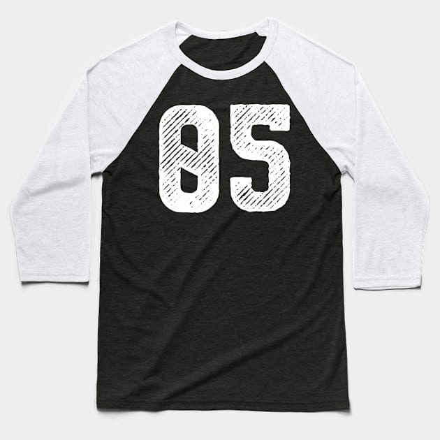 Rough Number 05 Baseball T-Shirt by colorsplash